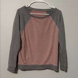 Lululemon:  Pink and Gray crewneck  Sweatshirt. Med.
